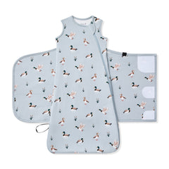 Sleep Bag Swaddler in Mallard Duck 0.5