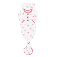Knotted Day Gown with Bow Set in Bow