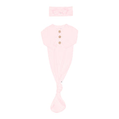 Knotted Day Gown with Bow Set in Sakura