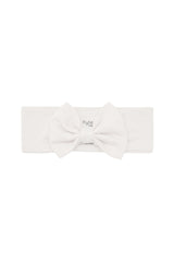 Bow Headband in Oat