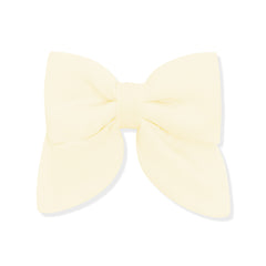 Medium Alligator Clip Bow in Chamomile