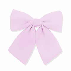 Large Alligator Clip Bow in Thistle