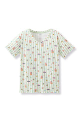 Women's Oversized V-Neck Tee in Honeydukes