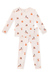 Long Sleeve Pajamas in Halloween Teddy