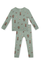 Long Sleeve Pajamas in Groot