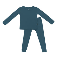 Long Sleeve Pajamas in Atlantic