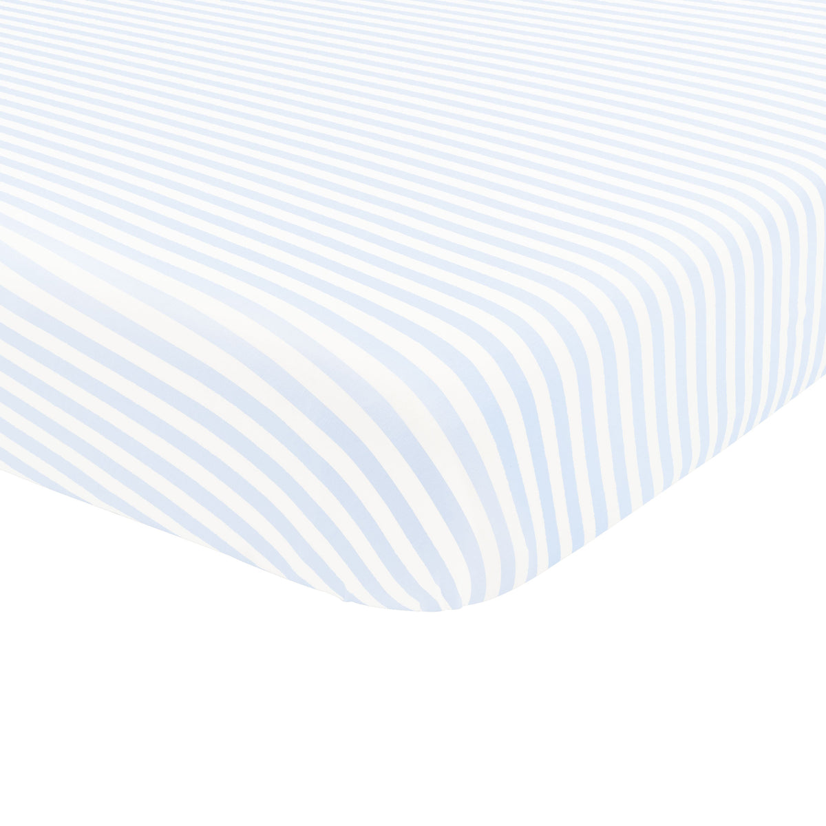 Mini Crib Sheet in Small Mist Stripe