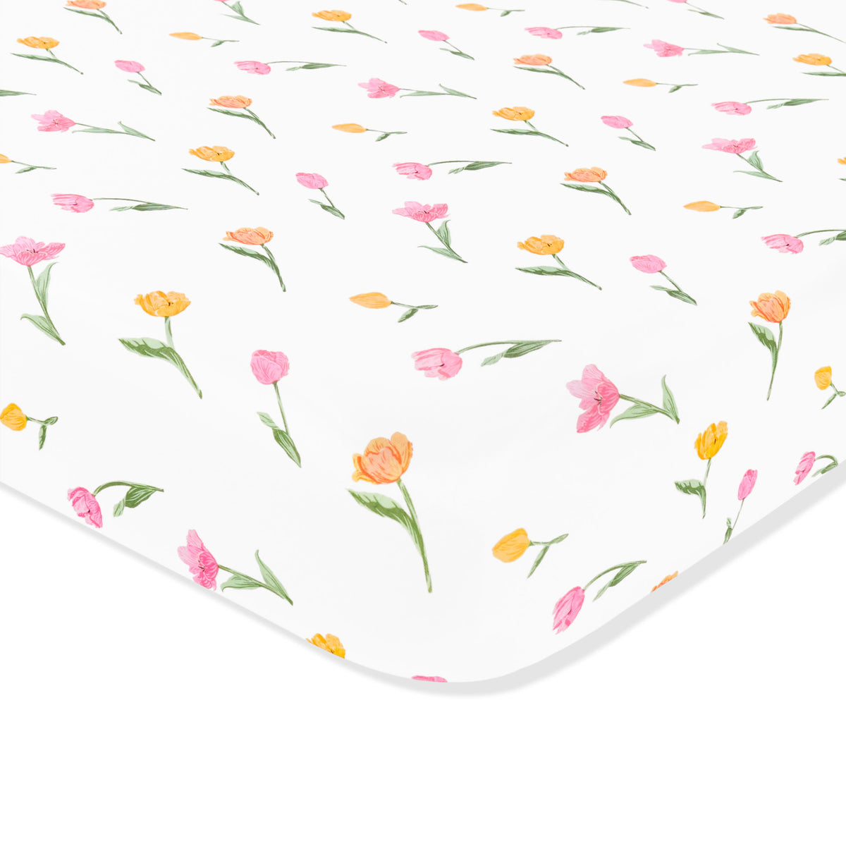 Mini Crib Sheet in Tulip