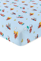 Crib Sheet in Curious George