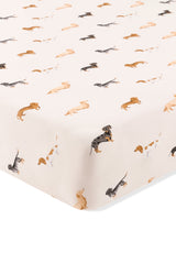 Crib Sheet in Dachshund