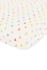 Crib Sheet in Pastel Mickey Mouse