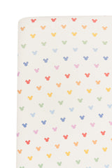 Crib Sheet in Pastel Mickey Mouse