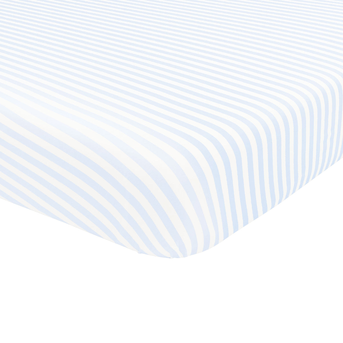 Crib Sheet in Small Mist Stripe