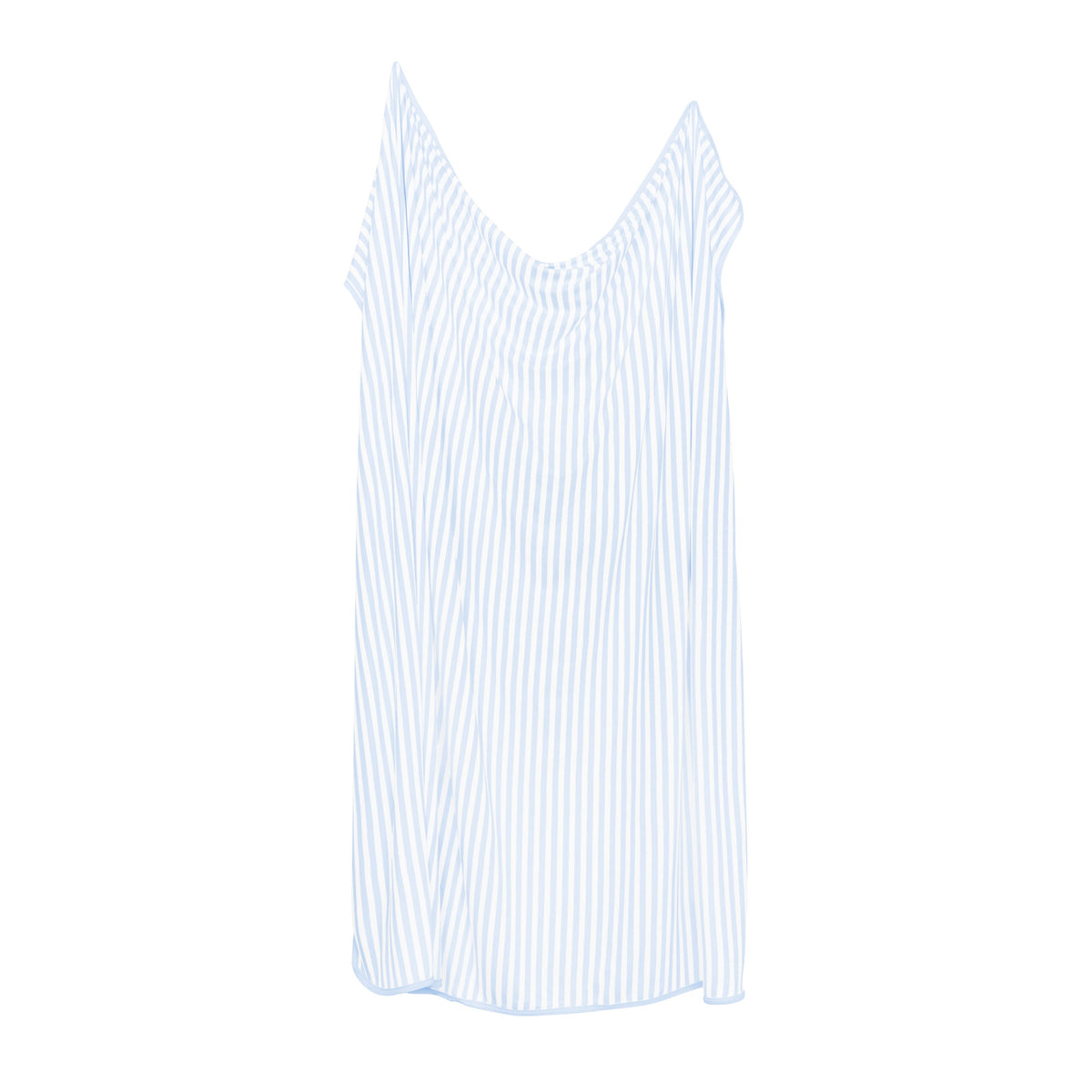 Swaddle Blanket in Small Mist Stripe
