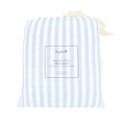 Twin Sheet in Small Mist Stripe