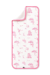 Burp Cloth in Toile Ballet