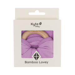 Lovey in Poi with Removable Wooden Teething Ring
