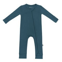 Zippered Romper in Atlantic