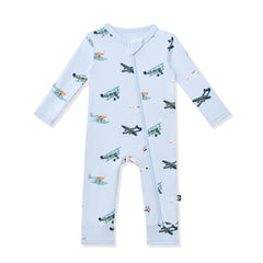 Zippered Romper in Take Off