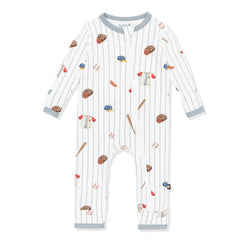 Zippered Romper in Home Run