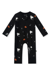 Zippered Romper in Halloween Friends