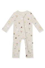 Zippered Romper in Starry Icon