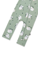 Zippered Romper in Koala