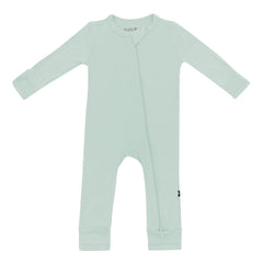 Zippered Romper in Sage
