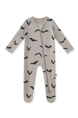 Zippered Footie in Bats
