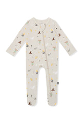 Zippered Footie in Starry Icon