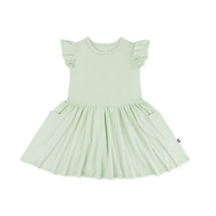 Pocket Dress in Basil
