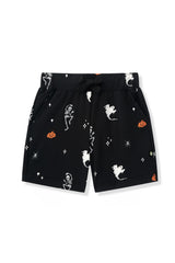 Drawstring Short in Halloween Friends