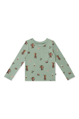 Long Sleeve Toddler Crew Neck Tee in Groot