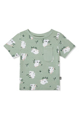 Toddler Crew Neck Tee in Koala