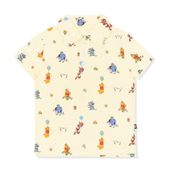 Toddler Short Sleeve Polo in Winnie the Pooh Celebration