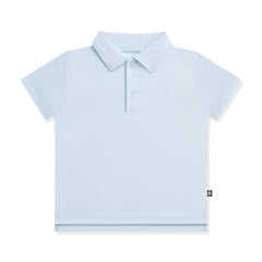 Toddler Short Sleeve Polo in Breeze