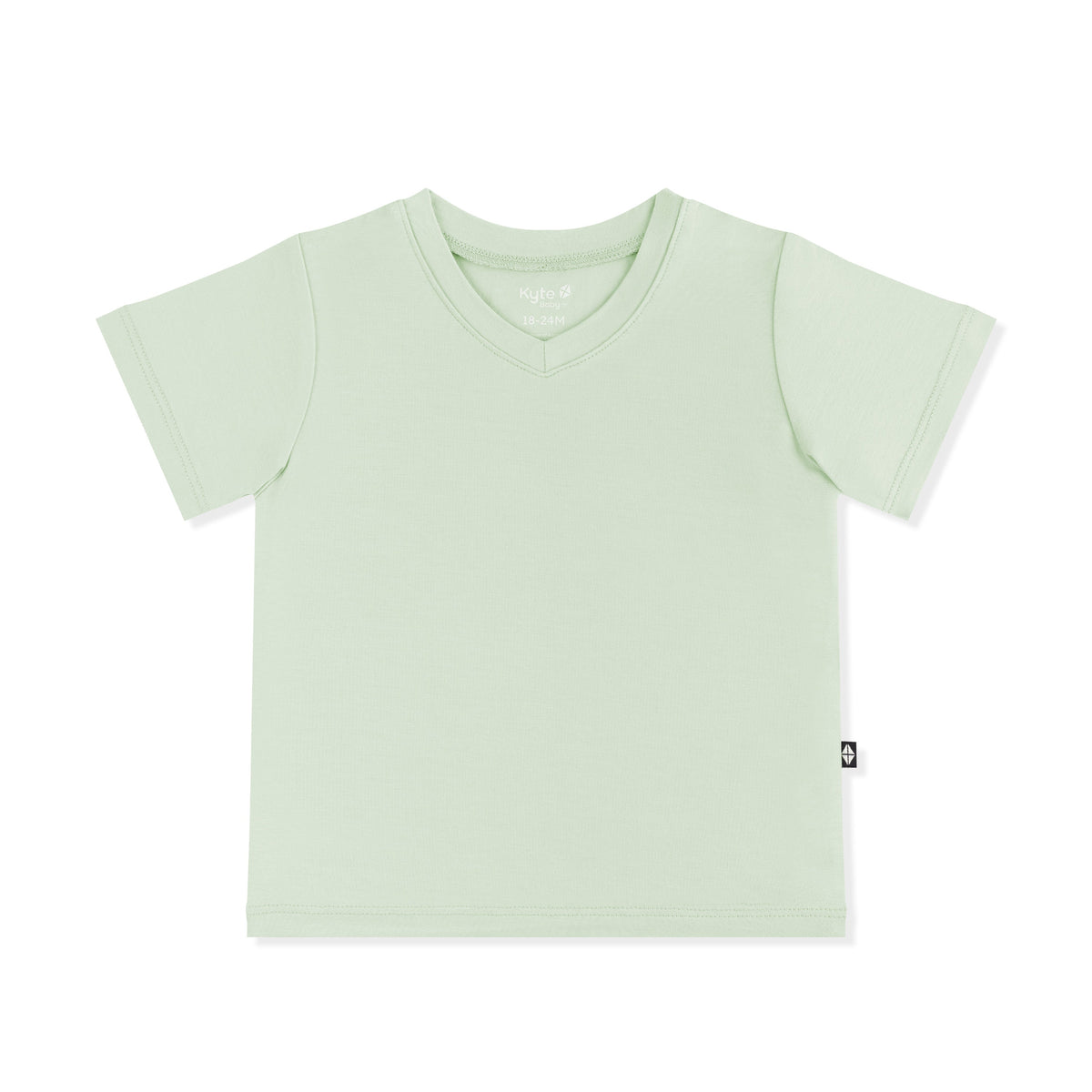 Toddler V-Neck Tee in Basil