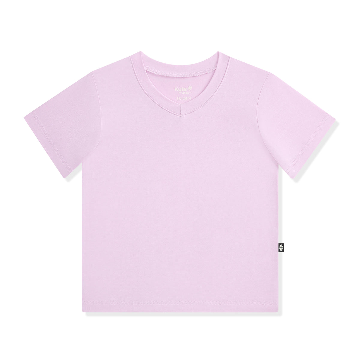Toddler V-Neck Tee in Thistle