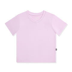 Toddler V-Neck Tee in Thistle
