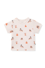 Toddler Basic Tee in Halloween Teddy