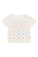 Toddler Basic Tee in Pastel Mickey Mouse