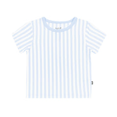 Toddler Basic Tee in Small Mist Stripe