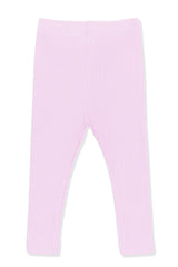 Ribbed Leggings in Thistle