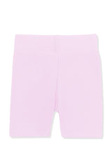 Ribbed Toddler Biker Shorts in Thistle