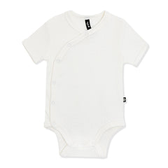 Pointelle Kimono Bodysuit in Cloud