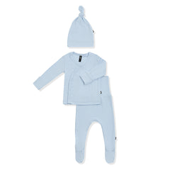 Pointelle Take Me Home Set with Cap in Breeze