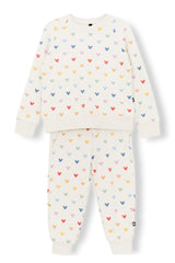 Long Sleeve Jogger Set in Pastel Mickey Mouse