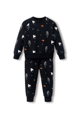 Long Sleeve Jogger Set in Halloween Friends