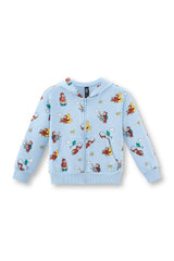 Zip-Up Hoodie in Curious George
