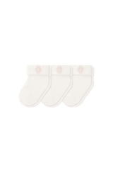 Baby 3-Pack Socks in Cloud